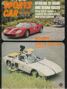SPORTS CAR GRAPHIC 1967 JUNE - LOTUS CORTINS, SAAB V4, ALFA TIPO 33